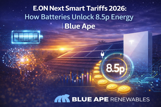 E.ON Next Smart Tariffs 2026: How Batteries Unlock 8.5p Energy | Blue Ape