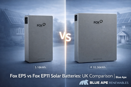 Fox EP5 vs Fox EP11 Solar Batteries: UK Comparison | Blue Ape