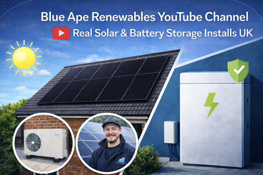 Blue Ape Renewables YouTube Channel | Real Solar & Battery Storage Installs UK