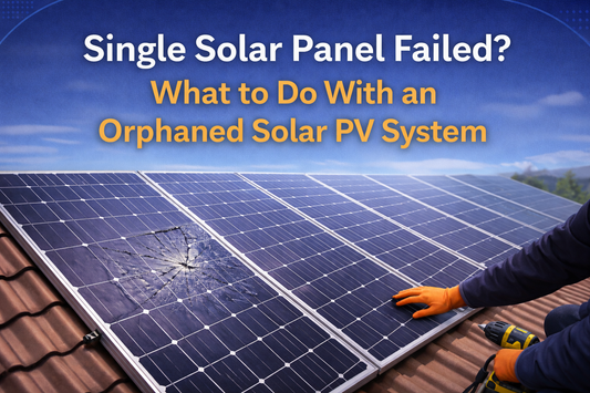 Single Solar Panel Failed? What to Do With an Orphaned Solar PV System