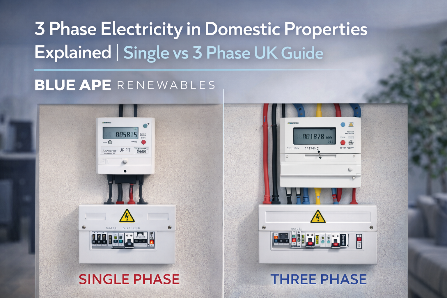 3 Phase Electricity in Domestic Properties Explained | Single vs 3 Phase UK Guide