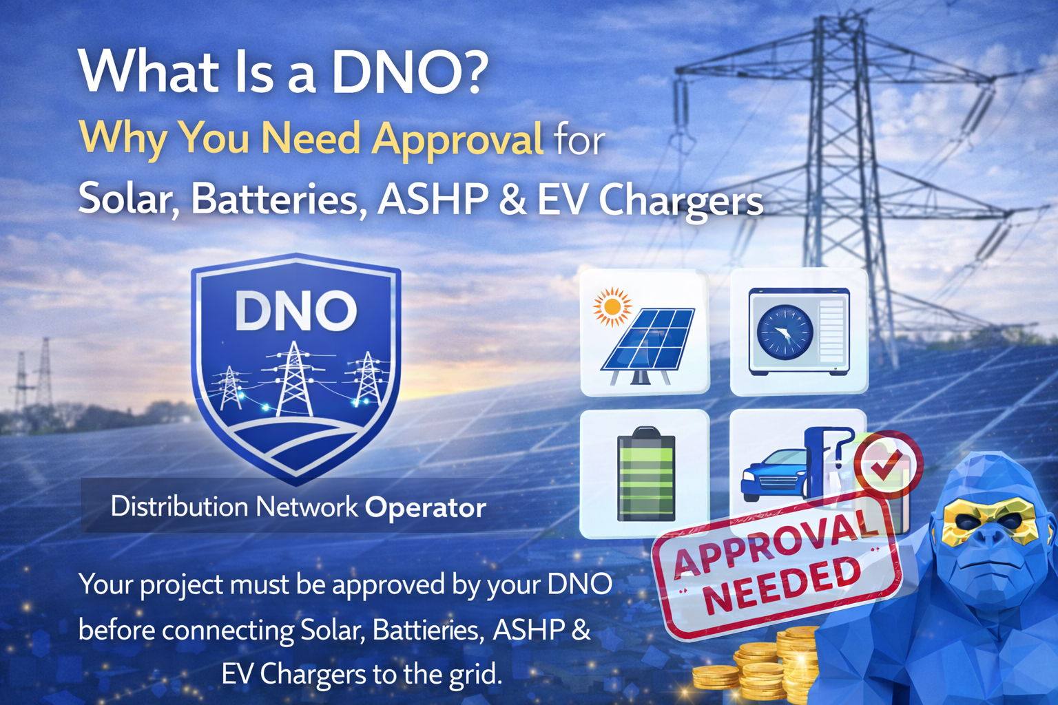 What Is a DNO? Why You Need Approval for Solar, Batteries, ASHP & EV Chargers