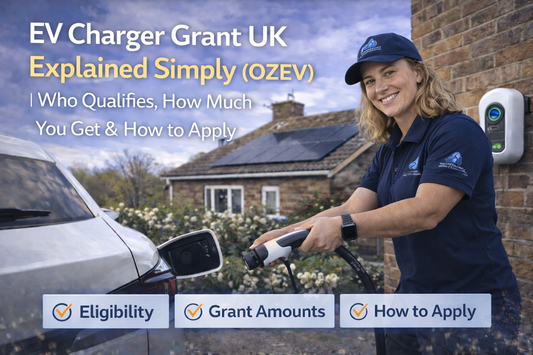EV Charger Grant UK Explained Simply (OZEV) – Who Qualifies, How Much You Get & How to Apply