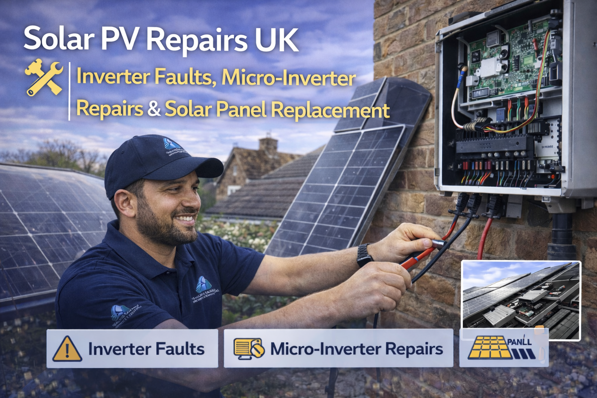 Solar PV Repairs UK | Inverter Faults, Micro-Inverter Repairs & Solar Panel Replacement
