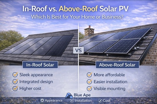 In-Roof vs. Above-Roof Solar PV: Which Is Best for Your Home or Business?