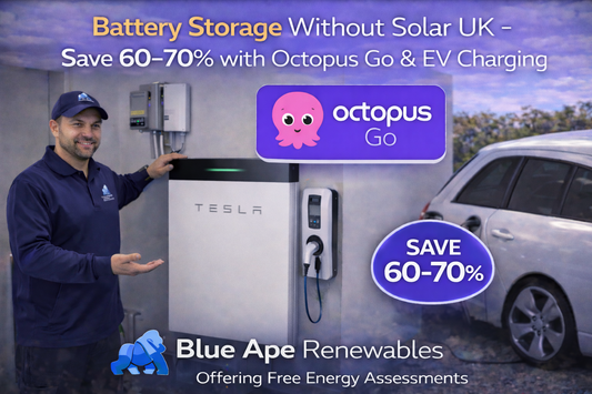 Battery Storage Without Solar UK – Save 60–70% with Octopus Go & EV Charging