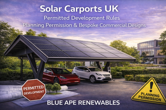 Solar Carports UK: Permitted Development Rules, Planning Permission & Bespoke Commercial Designs