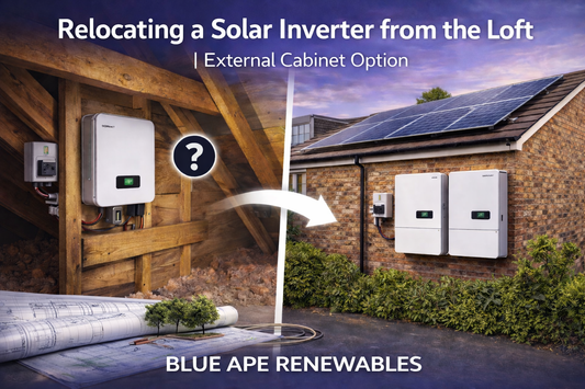 Relocating a Solar Inverter from the Loft | External Cabinet Option | Blue Ape Renewables