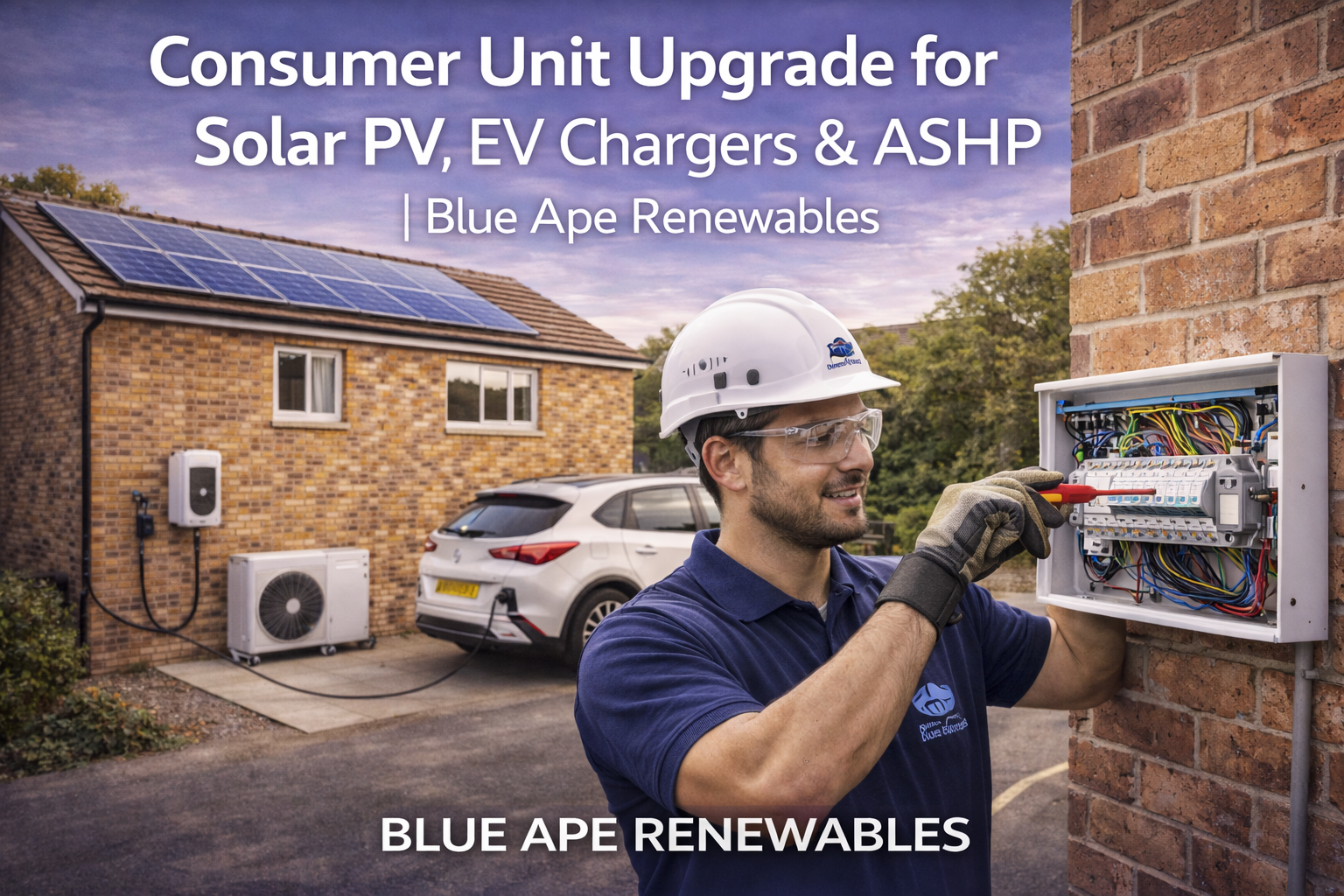 Consumer Unit Upgrade for Solar PV, EV Chargers & ASHP | Blue Ape Renewables