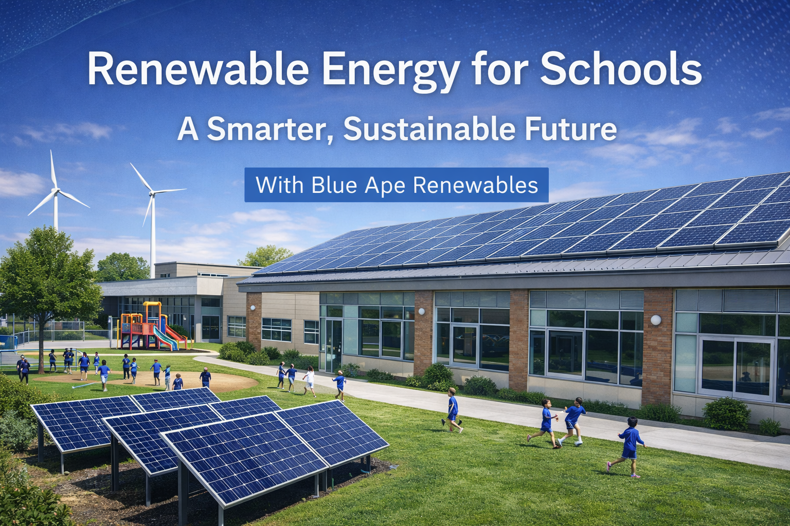 Renewable Energy for Schools & Colleges | Solar, Heat Pumps & Funding | Blue Ape
