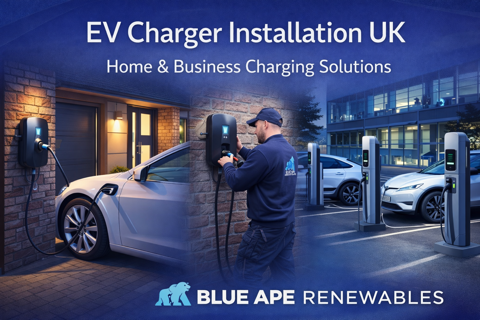 EV Charger Installation UK | Home & Business Charging Solutions | Blue Ape