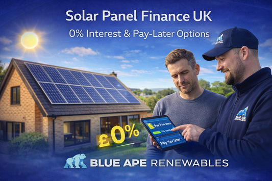Solar Panel Finance UK: 0% Interest & Pay-Later Options | Blue Ape