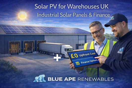 Solar PV for Warehouses UK | Industrial Solar Panels & Finance | Blue Ape