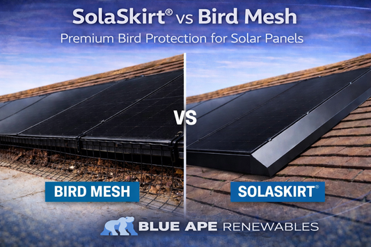 SolaSkirts vs. Bird Mesh: Premium Bird Protection for UK Solar Panels