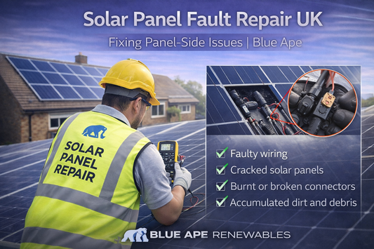 Solar Panel Fault Repair UK: Fixing Panel-Side Issues | Blue Ape
