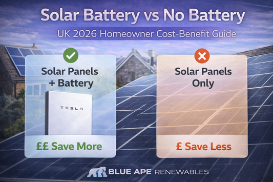 Solar Battery vs No Battery: UK 2026 Homeowner Cost-Benefit Guide