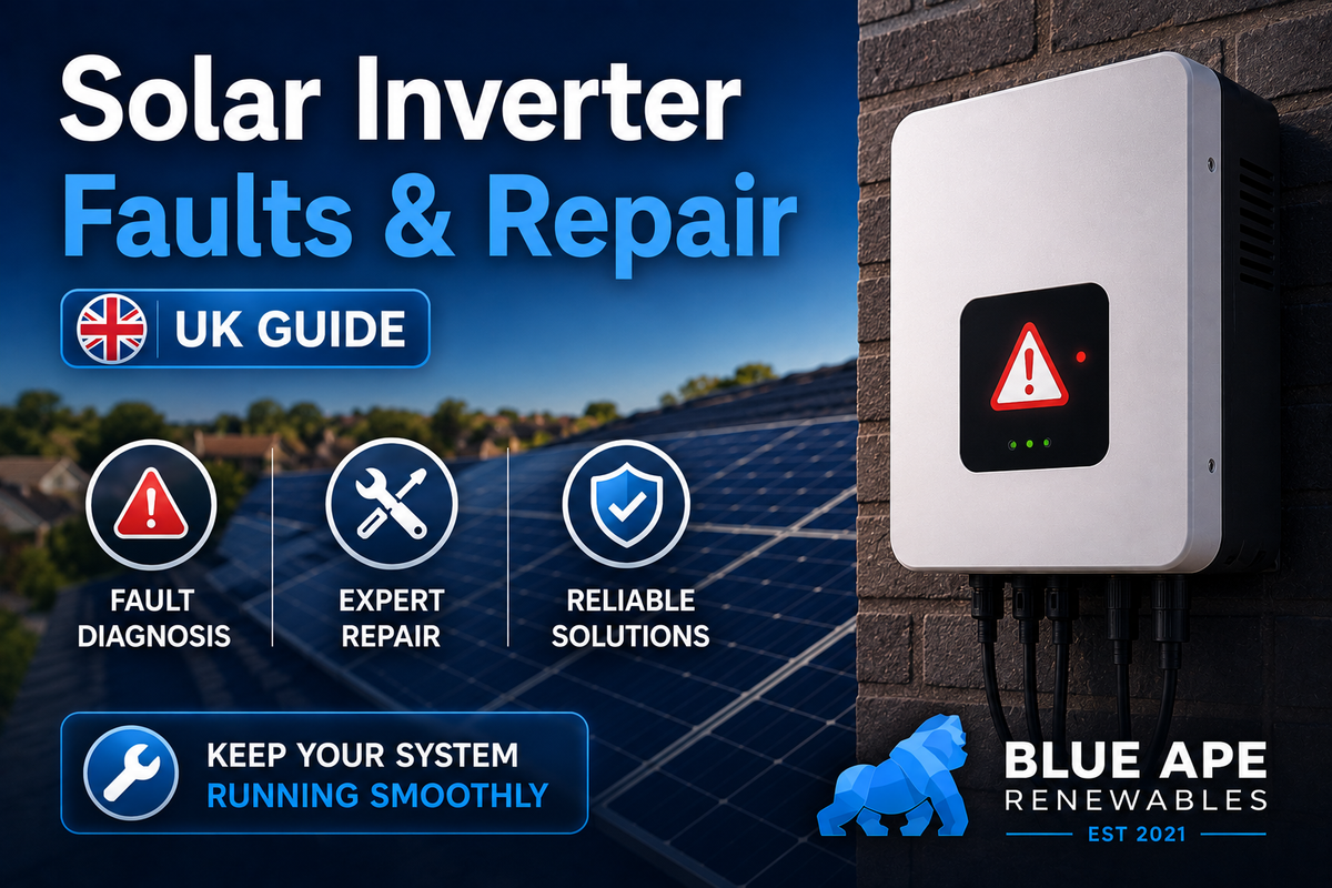 Solar Inverter Faults & Repair Guide UK | Blue Ape Renewables