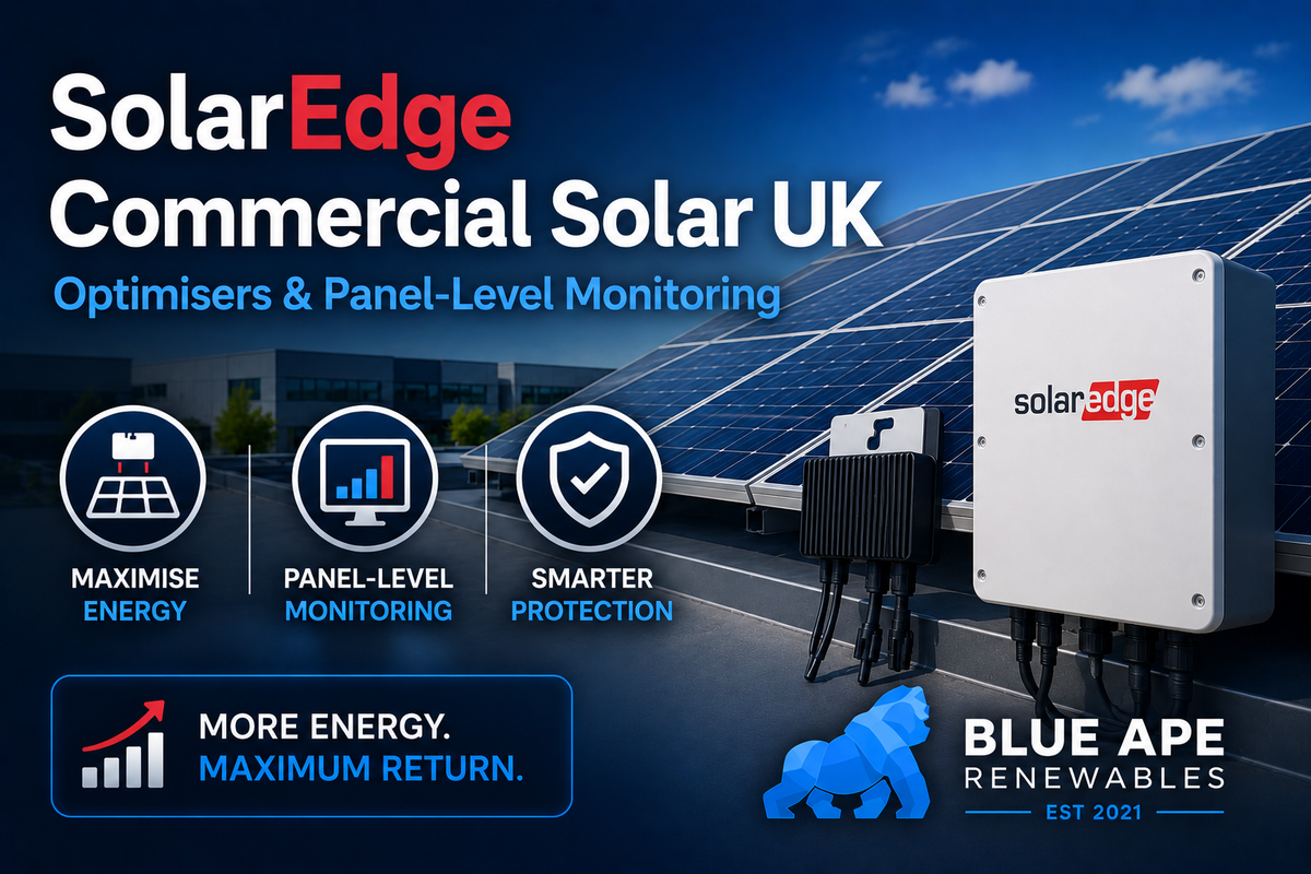SolarEdge Commercial Solar UK: Optimisers & Panel-Level Monitoring