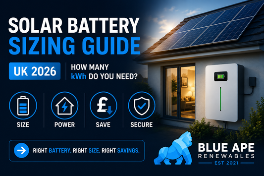 Solar Battery Sizing Guide UK 2026: How Many kWh Do You Need?