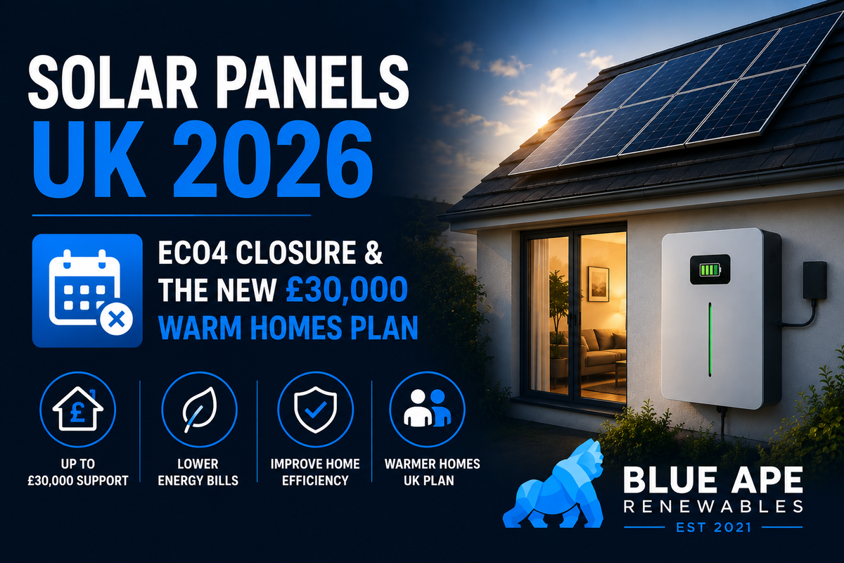 Solar Panels UK 2026: ECO4 Closure & The New £30,000 Warm Homes Plan