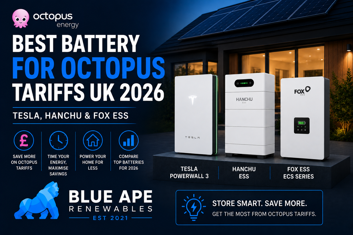 Best Battery for Octopus Tariffs UK 2026: Tesla, Hanchu & Fox ESS