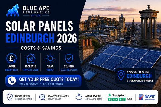 Solar Panels Edinburgh 2026: Costs & Scottish Grant Guides | Blue Ape