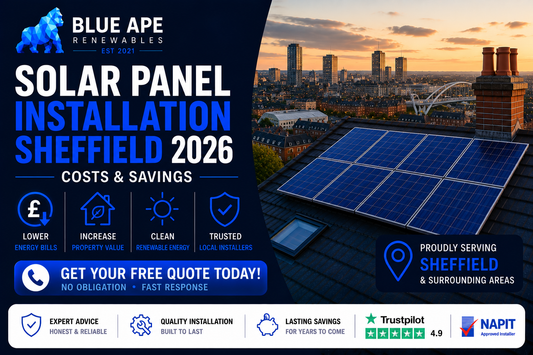 Solar Panel Installation Sheffield 2026: Costs & Savings | Blue Ape