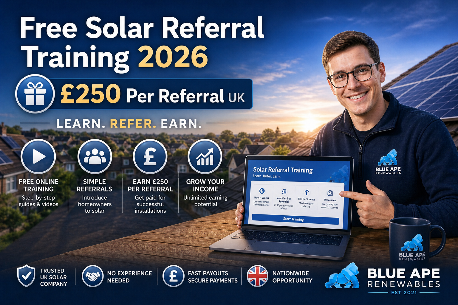 Free Solar Referral Training 2026 | £250 Per Referral UK