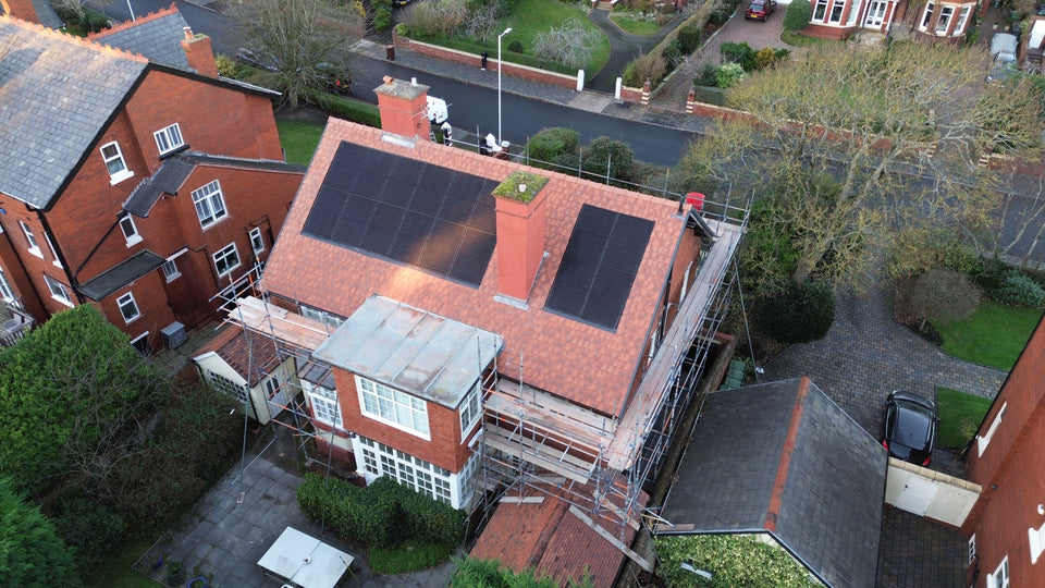 Integrated in-roof solar PV installation