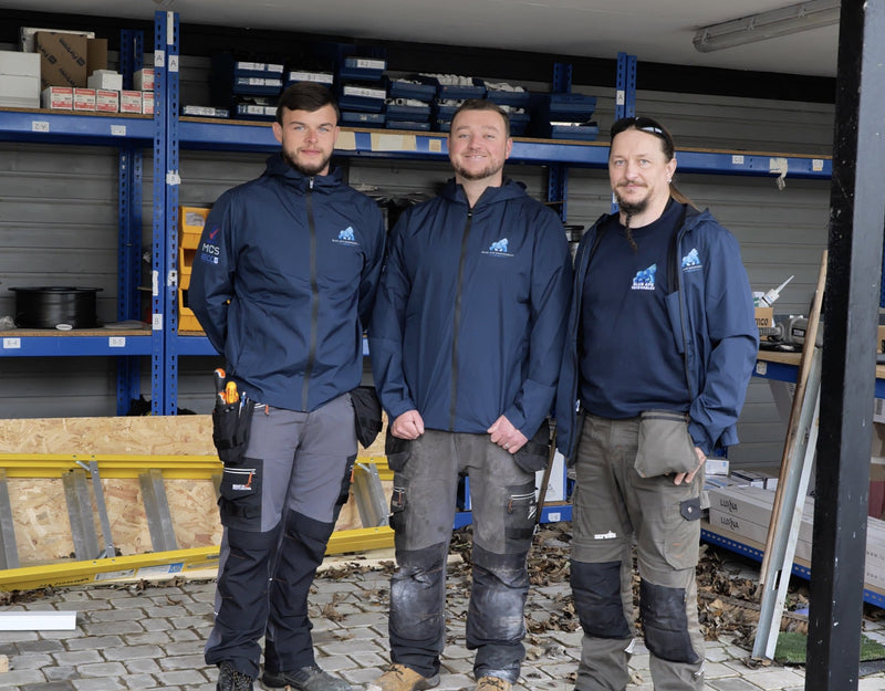 Blue Ape Renewables team at work